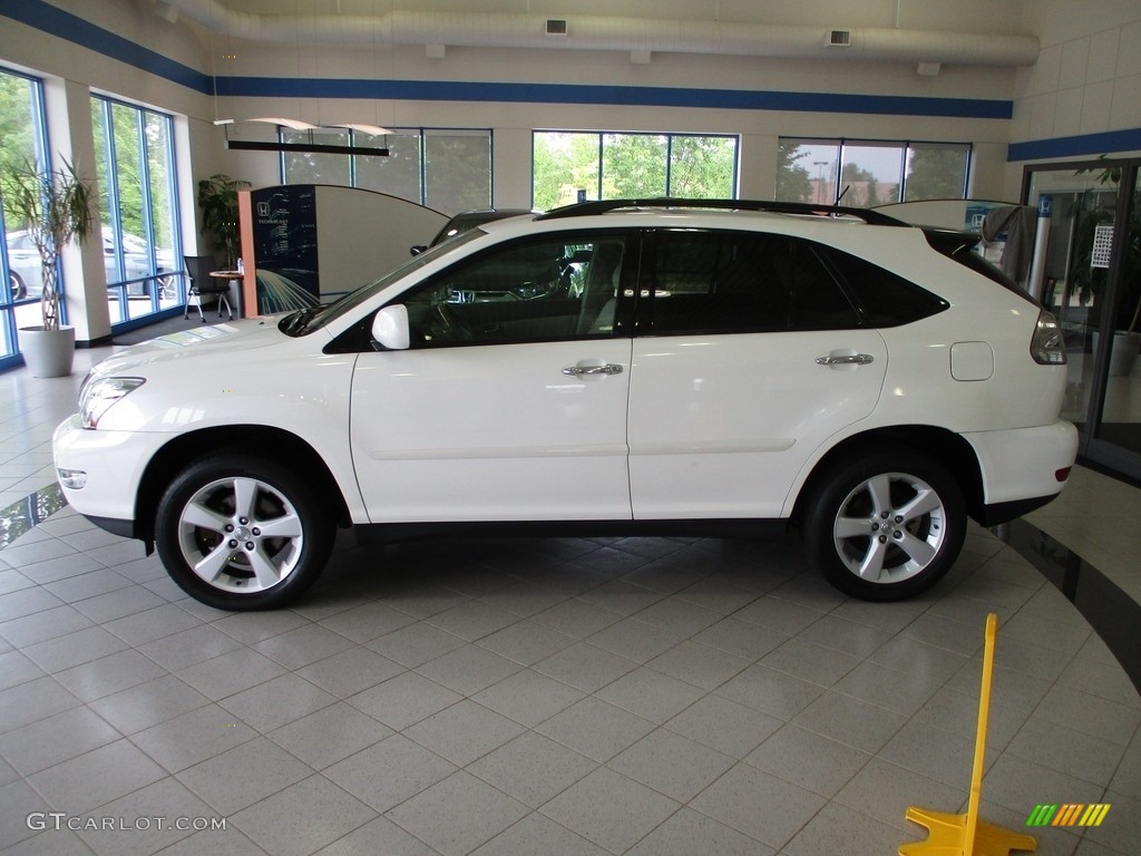 2008 RX 350 AWD - Crystal White / Light Gray photo #10