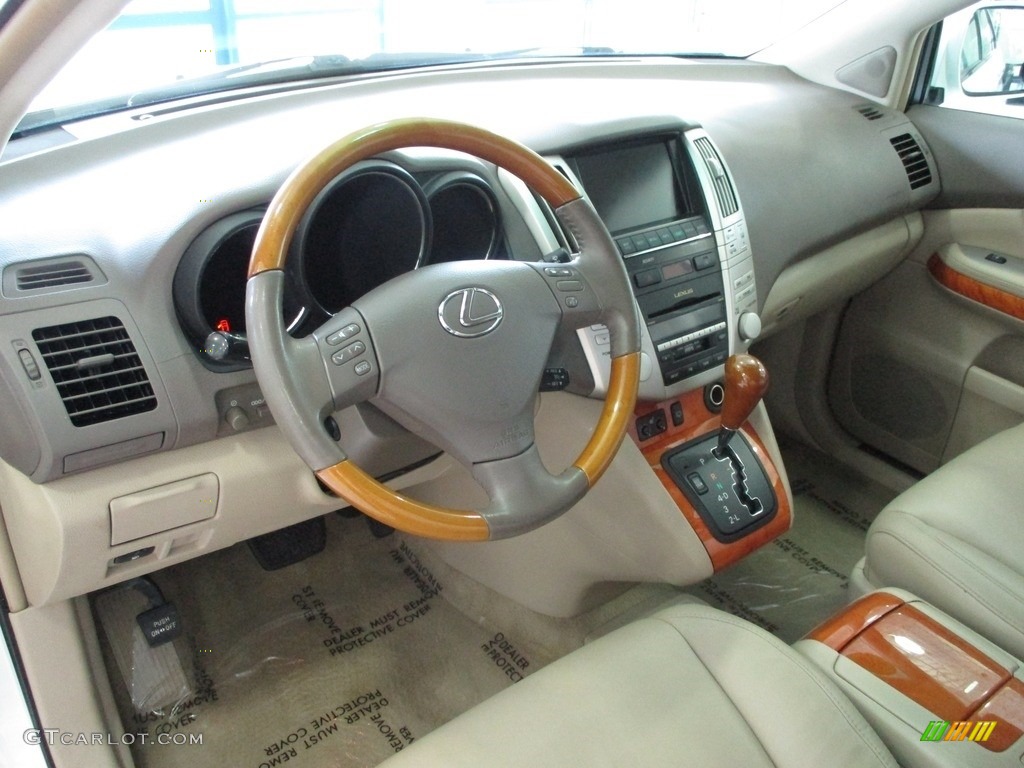 2008 RX 350 AWD - Crystal White / Light Gray photo #30