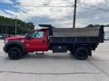 2011 Vermillion Red Ford F550 Super Duty XL Regular Cab 4x4 Dump Truck  photo #3