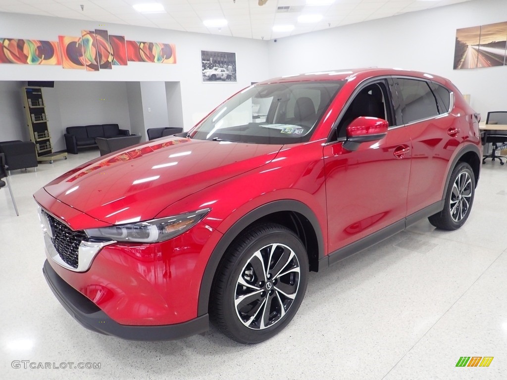 Soul Red Crystal Metallic 2022 Mazda CX-5 S Premium AWD Exterior Photo #144562107