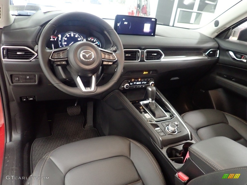 Black Interior 2022 Mazda CX-5 S Premium AWD Photo #144562221