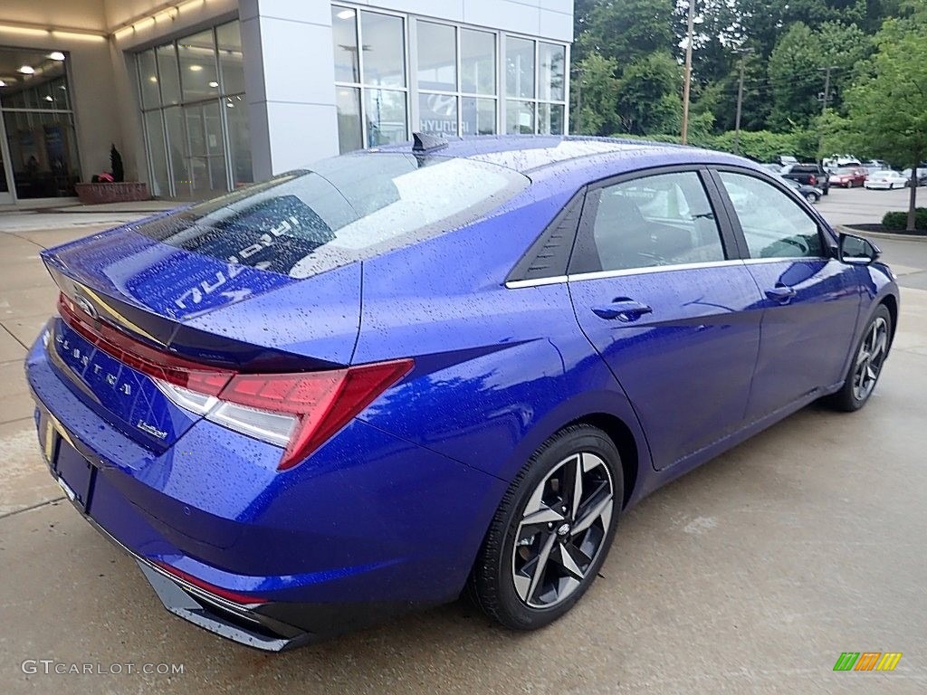 2023 Elantra Limited - Intense Blue / Black photo #2