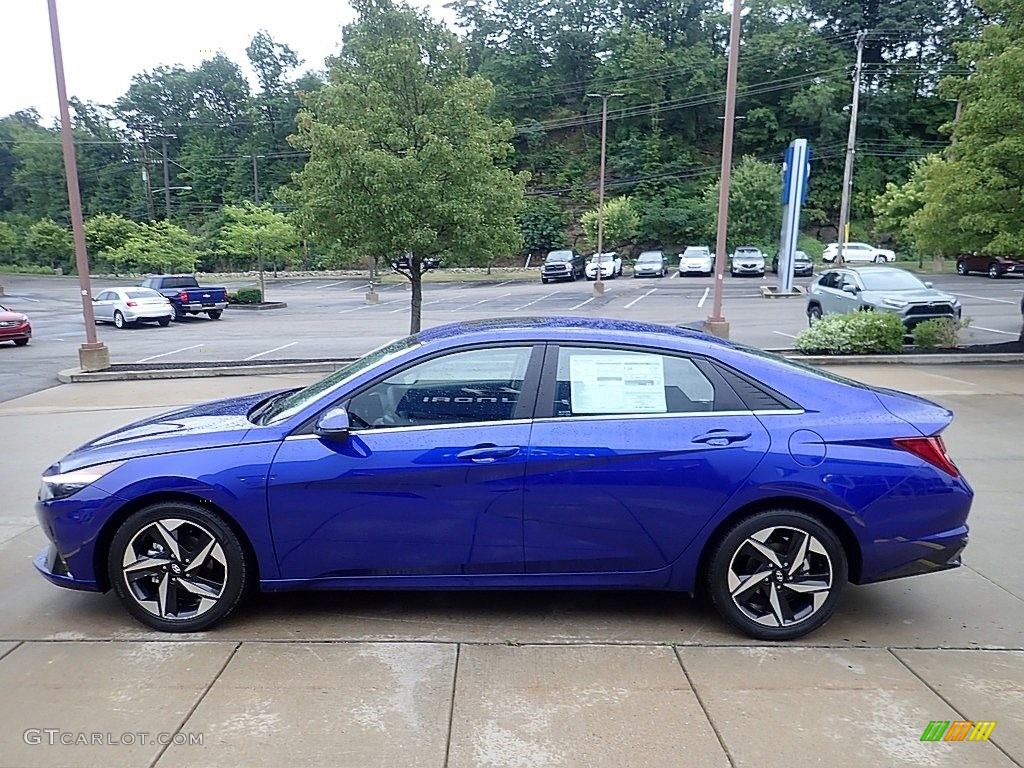 Intense Blue 2023 Hyundai Elantra Limited Exterior Photo #144562455