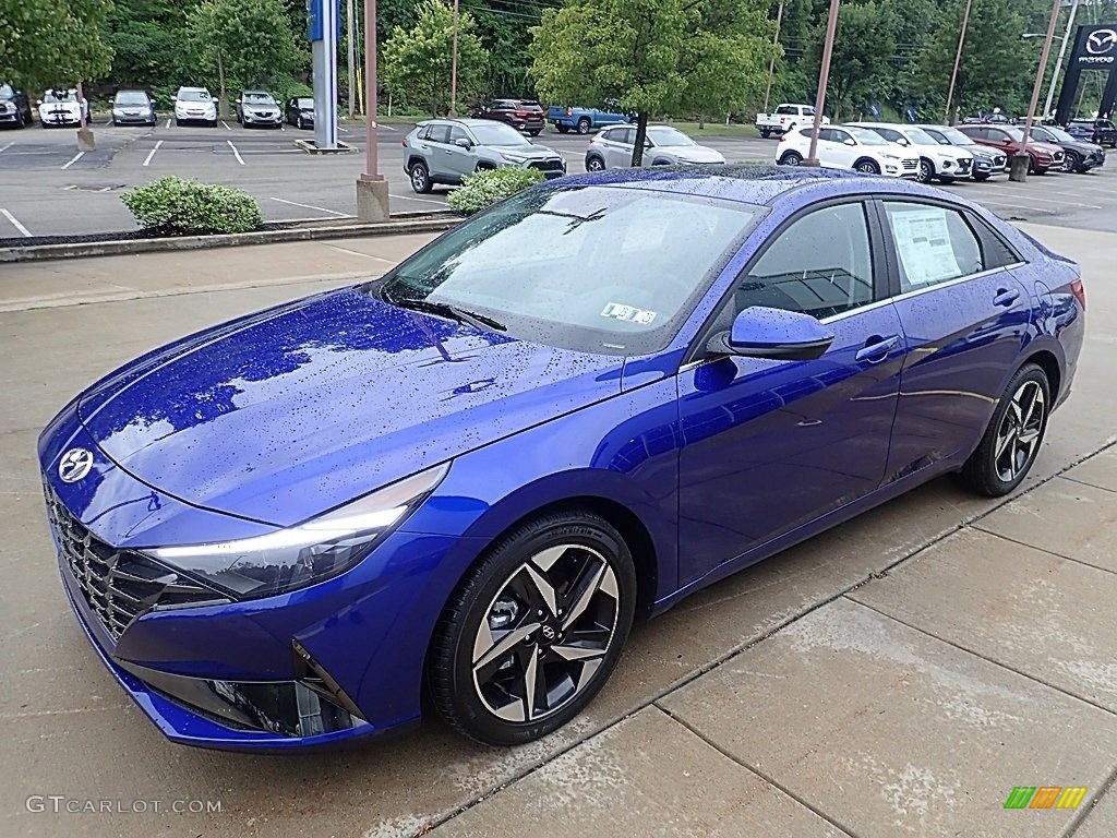 Intense Blue 2023 Hyundai Elantra Limited Exterior Photo 144562476