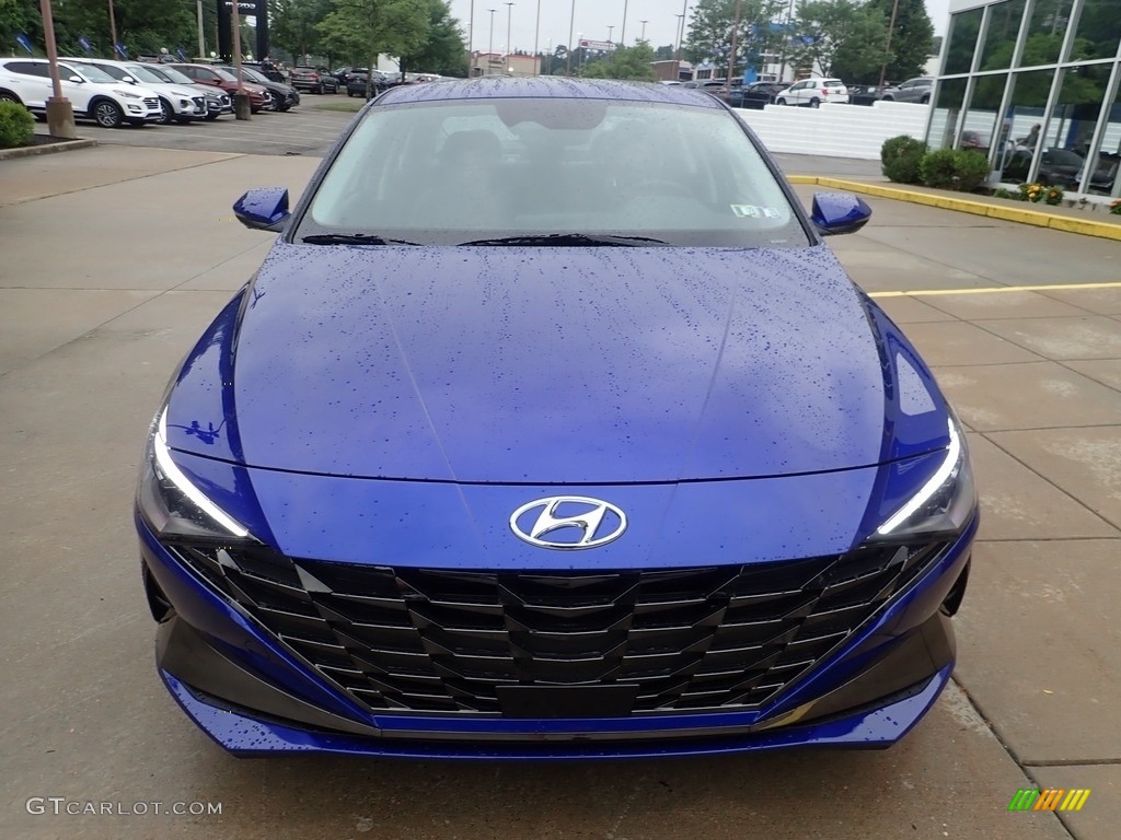 2023 Elantra Limited - Intense Blue / Black photo #8