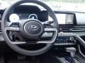 Black 2023 Hyundai Elantra Limited Steering Wheel