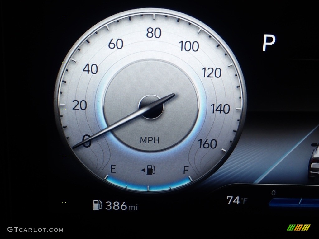 2023 Elantra Limited - Intense Blue / Black photo #19