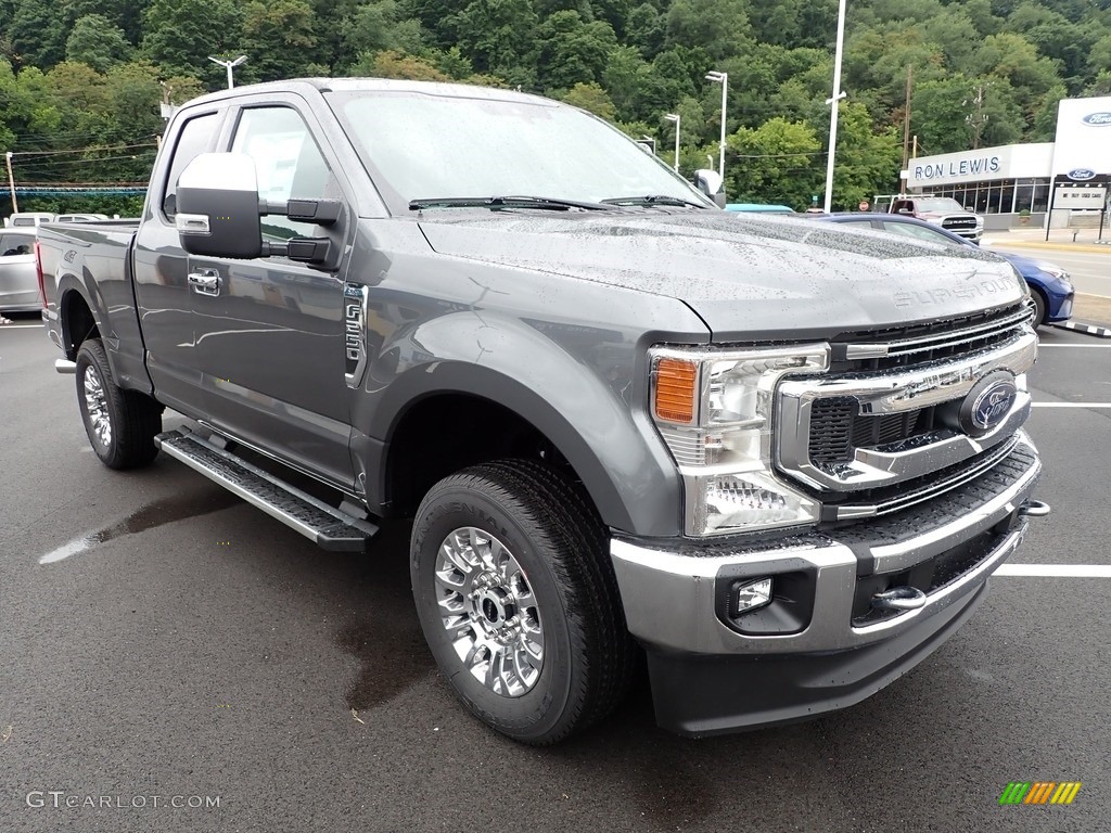 Carbonized Gray 2022 Ford F250 Super Duty XLT SuperCab 4x4 Exterior Photo #144562725