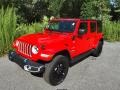 Firecracker Red - Wrangler Unlimited Sahara 4XE Hybrid Photo No. 2