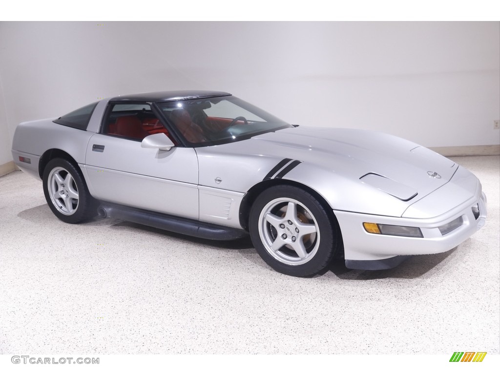 Sebring Silver Metallic 1996 Chevrolet Corvette Coupe Exterior Photo #144563775