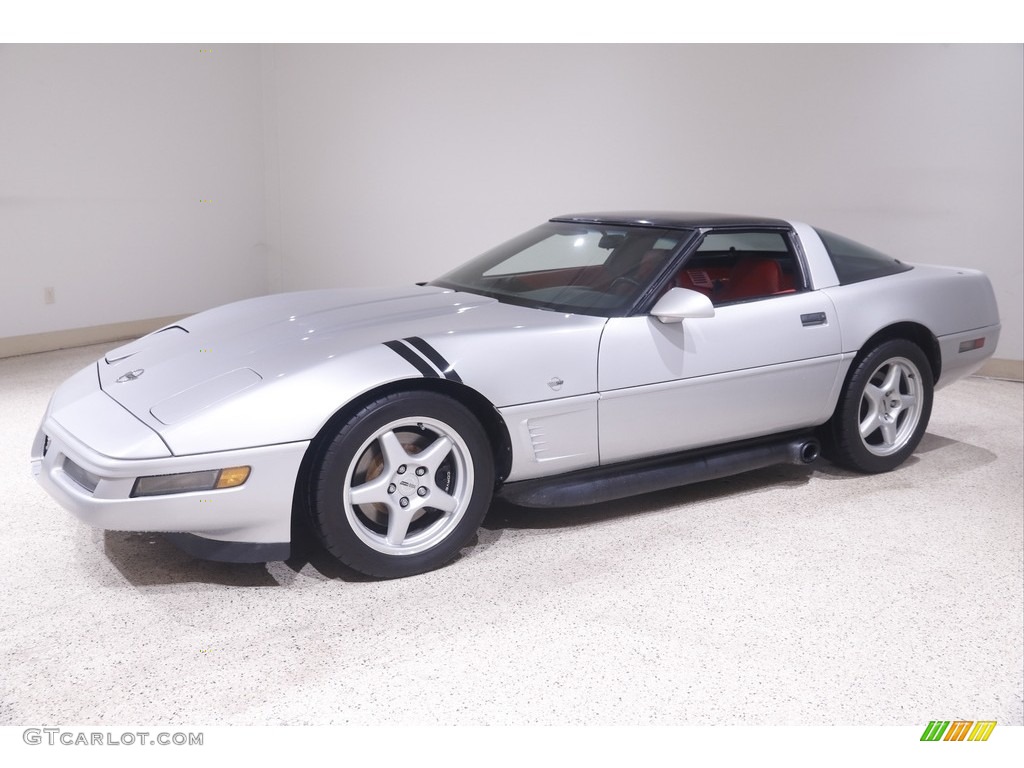 Sebring Silver Metallic 1996 Chevrolet Corvette Coupe Exterior Photo #144563811