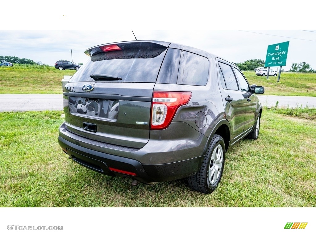 2015 Explorer Police Interceptor 4WD - Medium Titanium Metallic / Charcoal Black photo #4