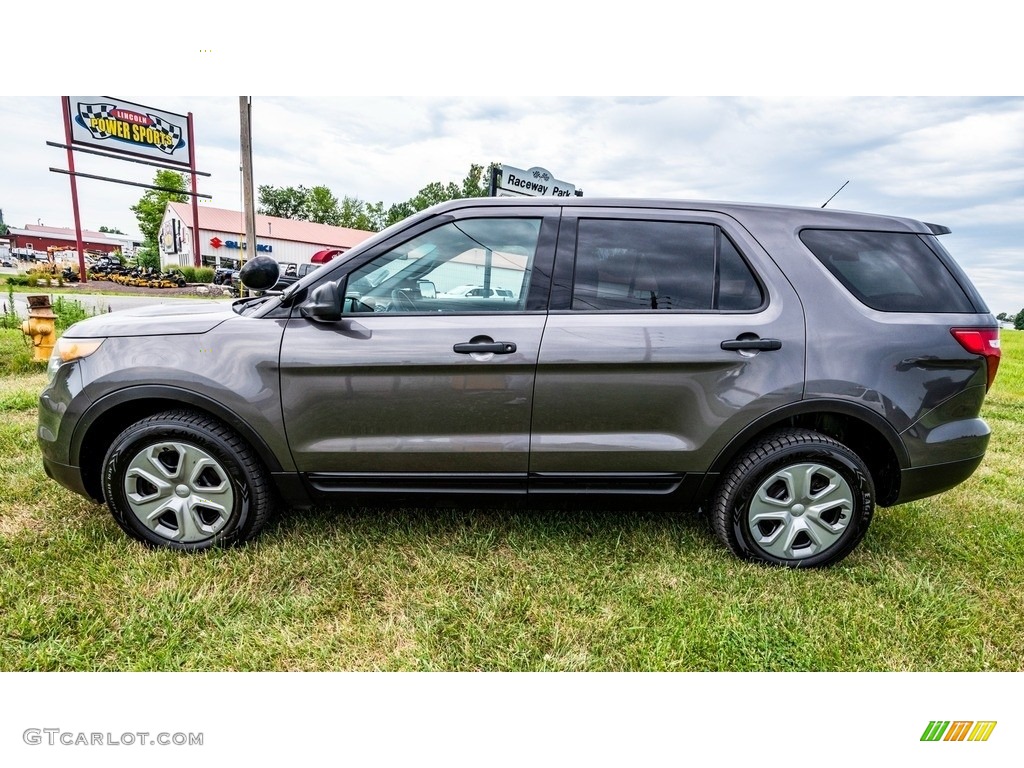 2015 Explorer Police Interceptor 4WD - Medium Titanium Metallic / Charcoal Black photo #7