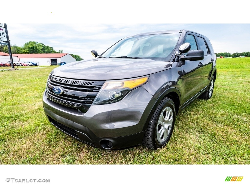 2015 Explorer Police Interceptor 4WD - Medium Titanium Metallic / Charcoal Black photo #8
