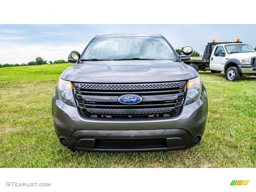 2015 Explorer Police Interceptor 4WD - Medium Titanium Metallic / Charcoal Black photo #9