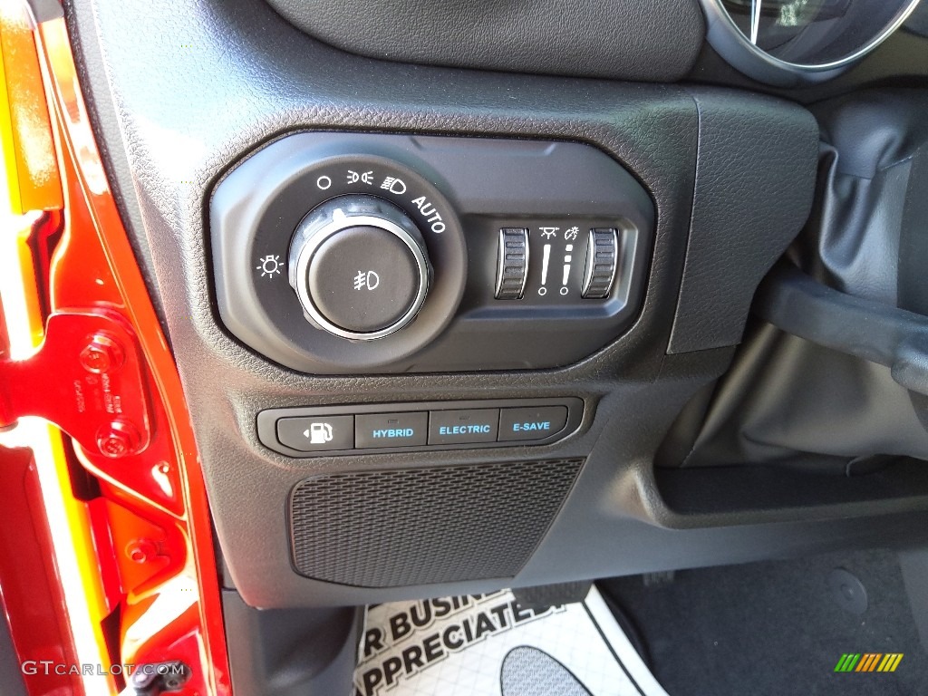 2022 Jeep Wrangler Unlimited Sahara 4XE Hybrid Controls Photos