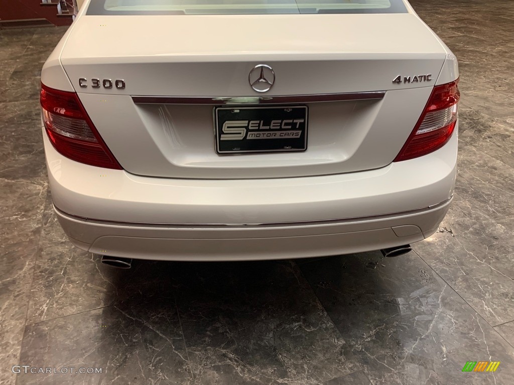 2009 C 300 4Matic - Arctic White / Almond/Mocha photo #5
