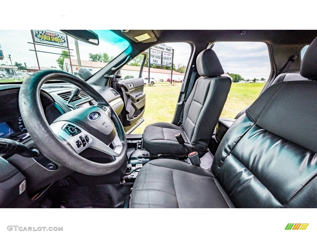 2015 Ford Explorer Police Interceptor 4WD Front Seat Photo #144564363