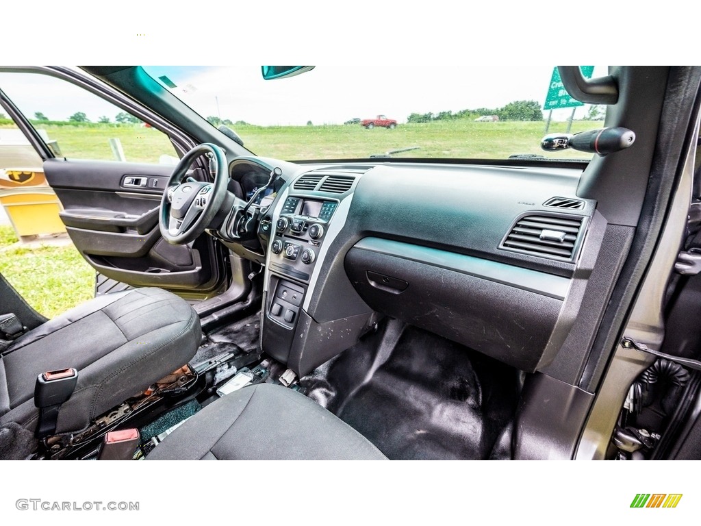 2015 Ford Explorer Police Interceptor 4WD Charcoal Black Dashboard Photo #144564483