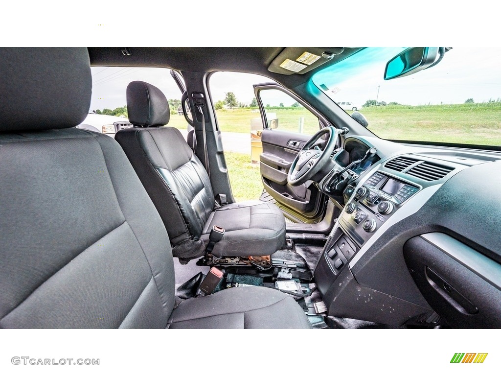 2015 Explorer Police Interceptor 4WD - Medium Titanium Metallic / Charcoal Black photo #23