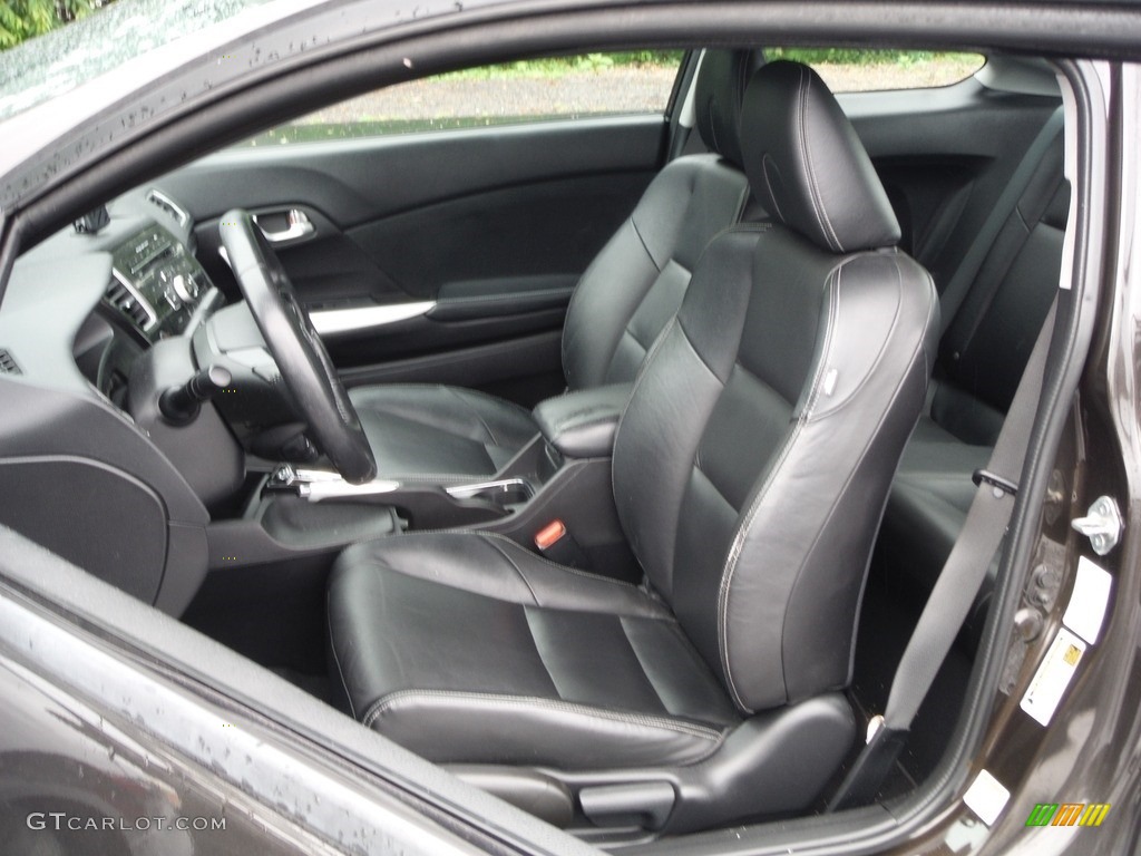 2013 Honda Civic EX-L Coupe Front Seat Photo #144564510