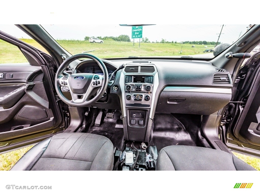 Charcoal Black Interior 2015 Ford Explorer Police Interceptor 4WD Photo #144564543