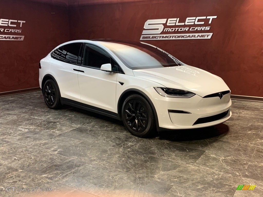 Solid Black 2022 Tesla Model X Plaid Exterior Photo #144564567