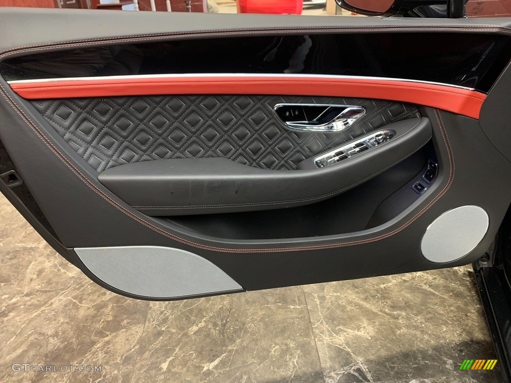 2021 Bentley Continental GT V8 Hotspur/Black Door Panel Photo #144565026
