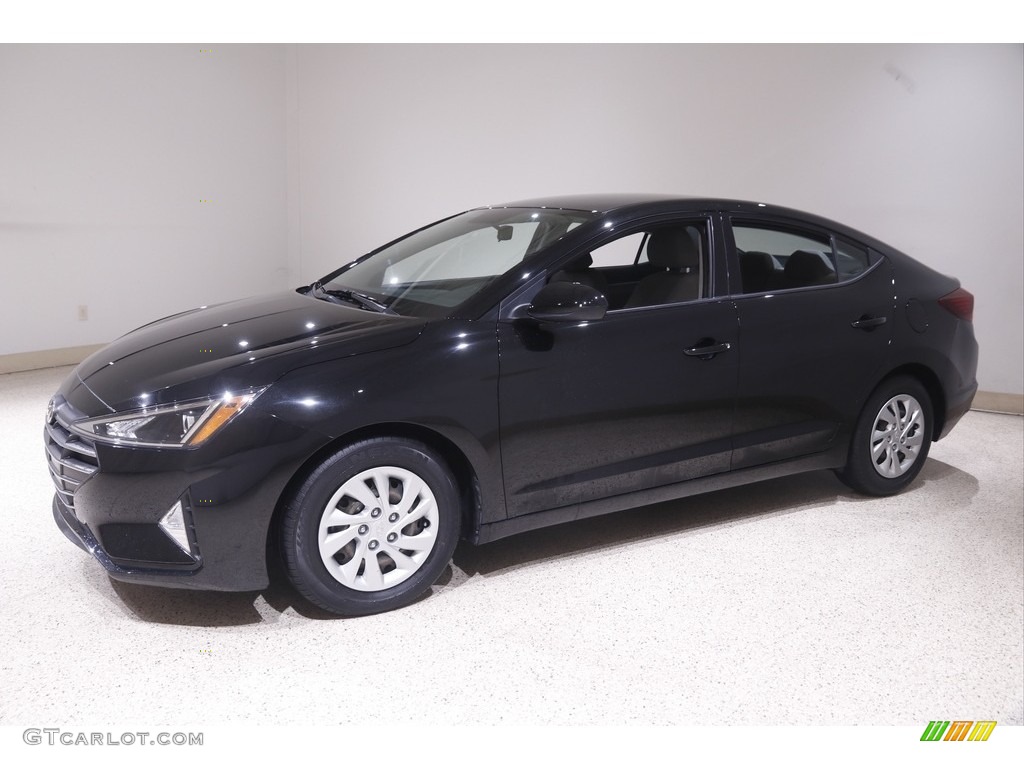 2019 Elantra SE - Phantom Black / Gray photo #3