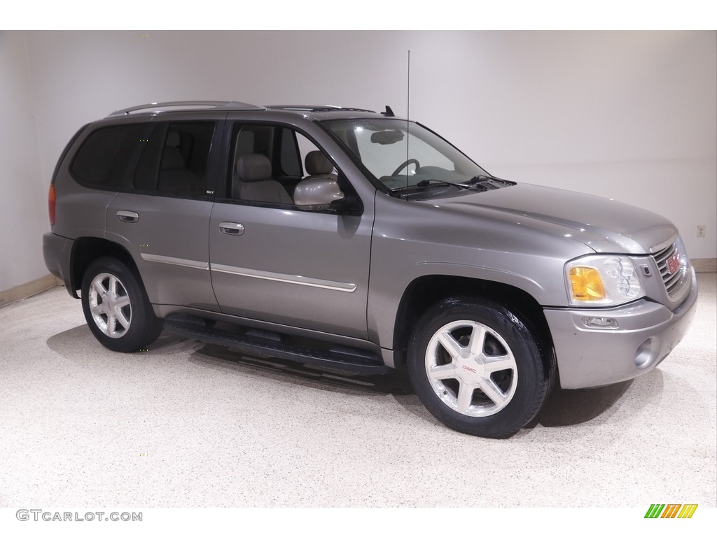 Steel Gray Metallic 2009 GMC Envoy SLE 4x4 Exterior Photo #144566268