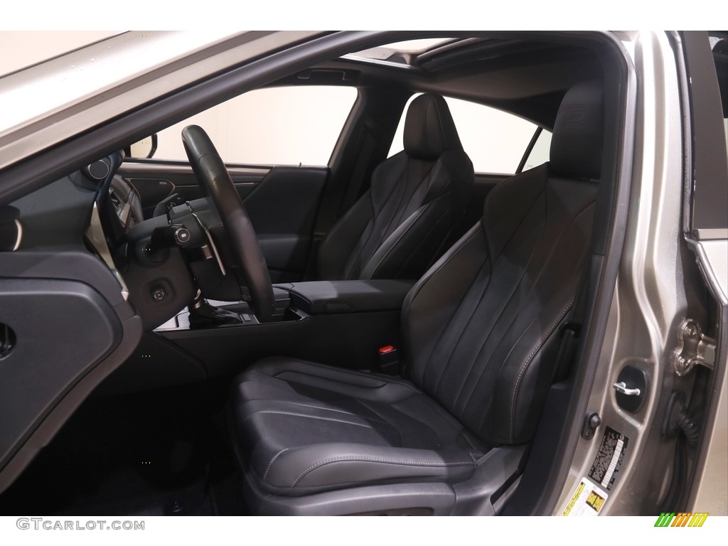 Black Interior 2020 Lexus ES 350 F Sport Photo #144566598