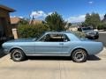 1966 Silver Blue Metallic Ford Mustang Coupe  photo #1