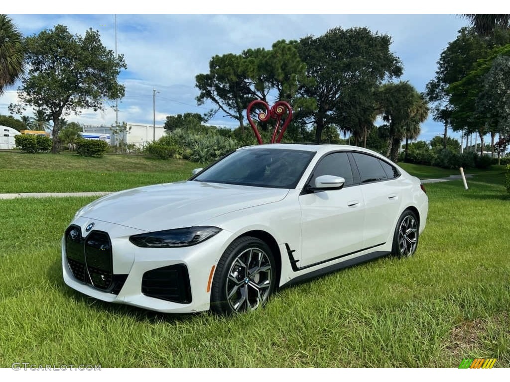 Mineral White Metallic 2022 BMW i4 Series eDrive40 Gran Coupe Exterior Photo #144567186