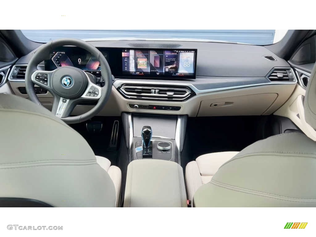 2022 BMW i4 Series eDrive40 Gran Coupe Oyster Dashboard Photo #144567309