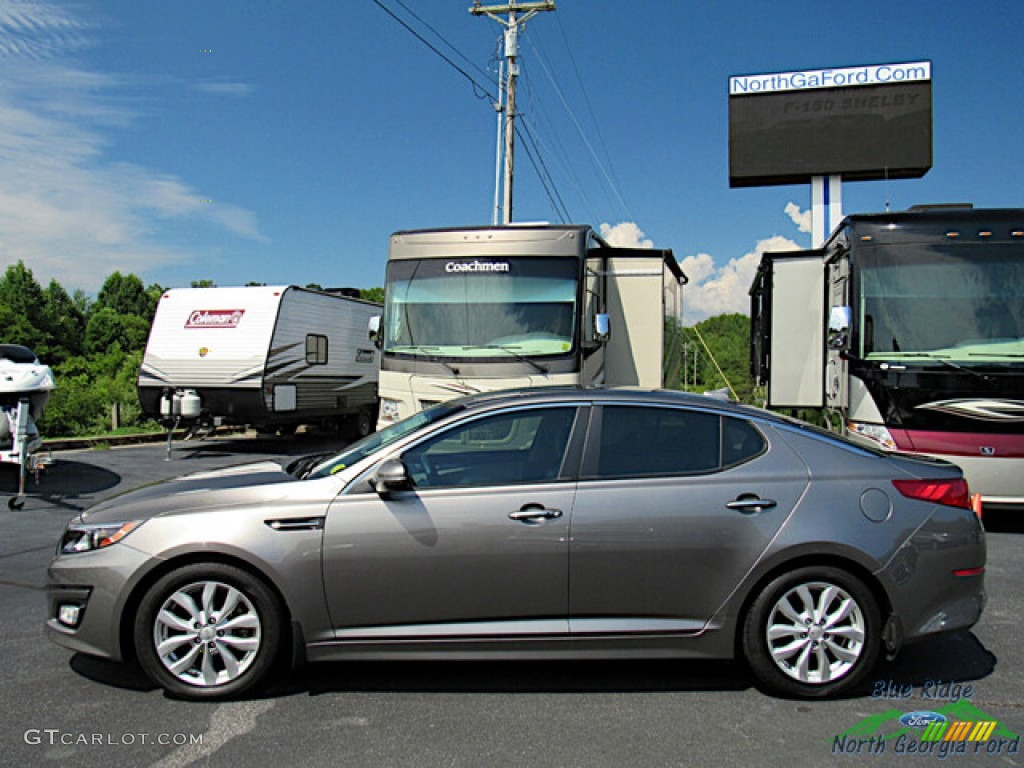 2015 Optima LX - Titanium Metallic / Gray photo #2