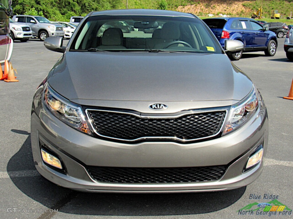 2015 Optima LX - Titanium Metallic / Gray photo #8