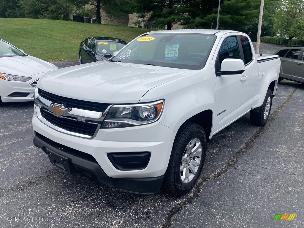 Summit White 2020 Chevrolet Colorado LT Extended Cab Exterior Photo #144568602