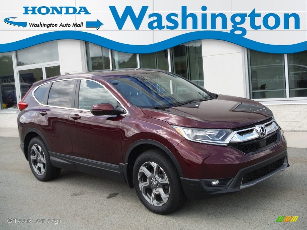 2019 CR-V EX-L AWD - Basque Red Pearl II / Gray photo #1