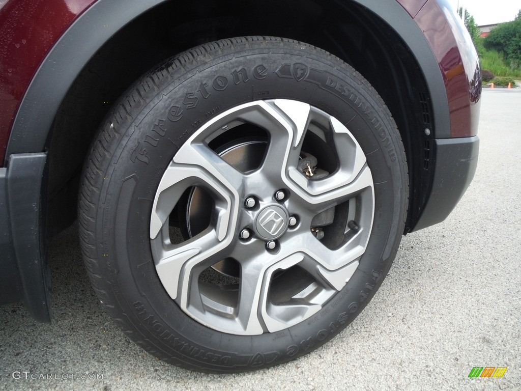 2019 CR-V EX-L AWD - Basque Red Pearl II / Gray photo #4