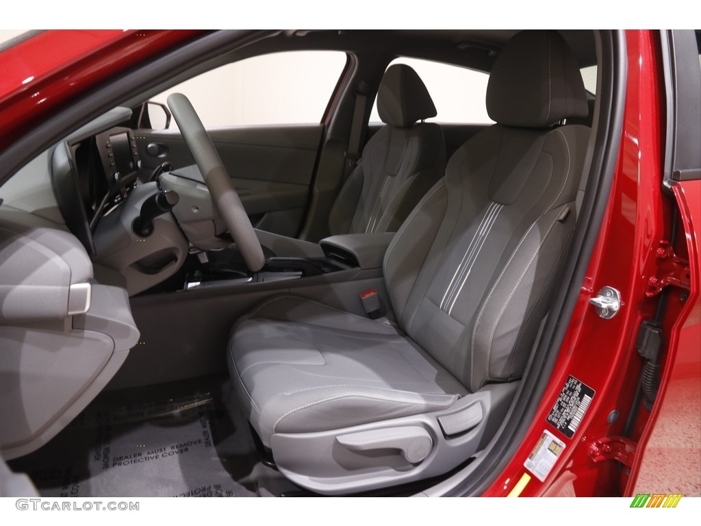 2021 Elantra SEL - Scarlet Red Pearl / Medium Gray photo #5