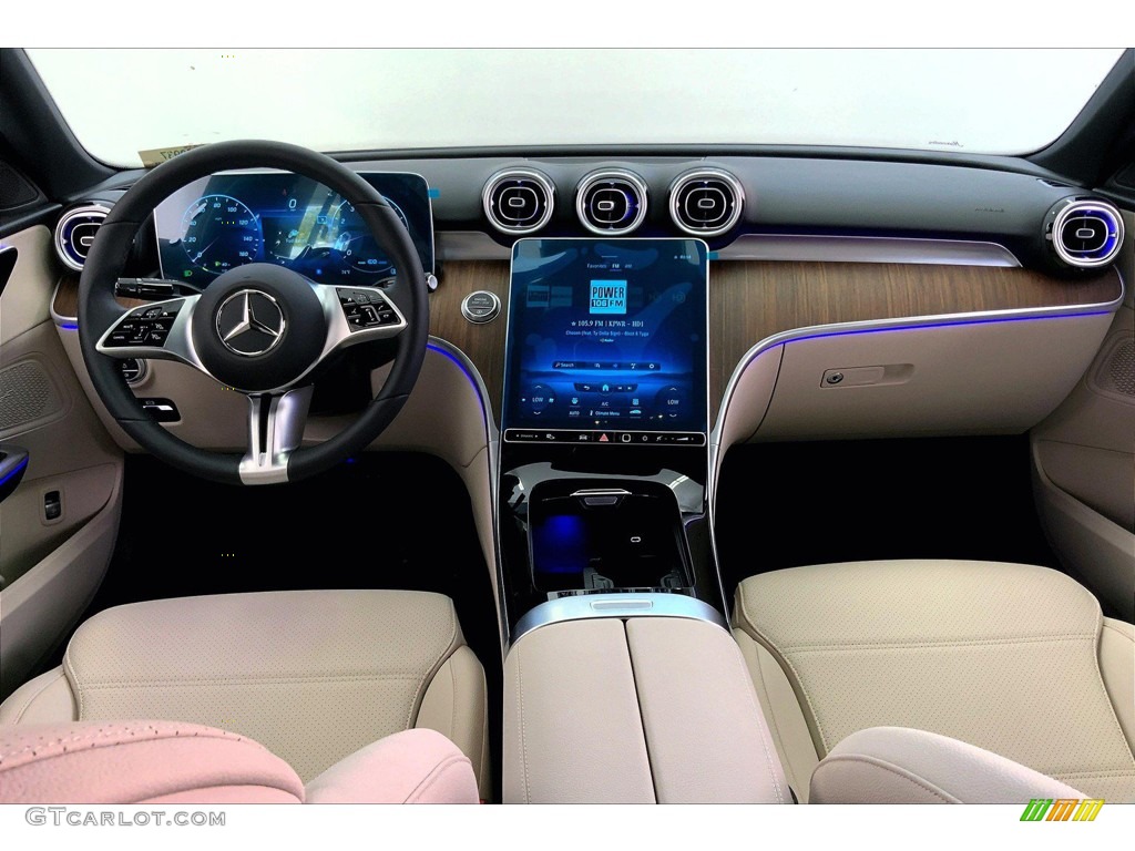 2022 Mercedes-Benz C 300 Sedan Macchiato Beige Dashboard Photo #144569636
