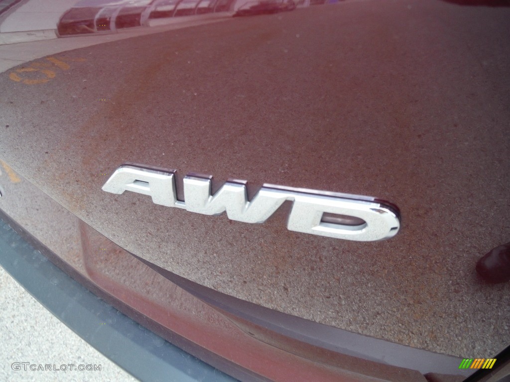 2019 CR-V EX-L AWD - Basque Red Pearl II / Gray photo #11