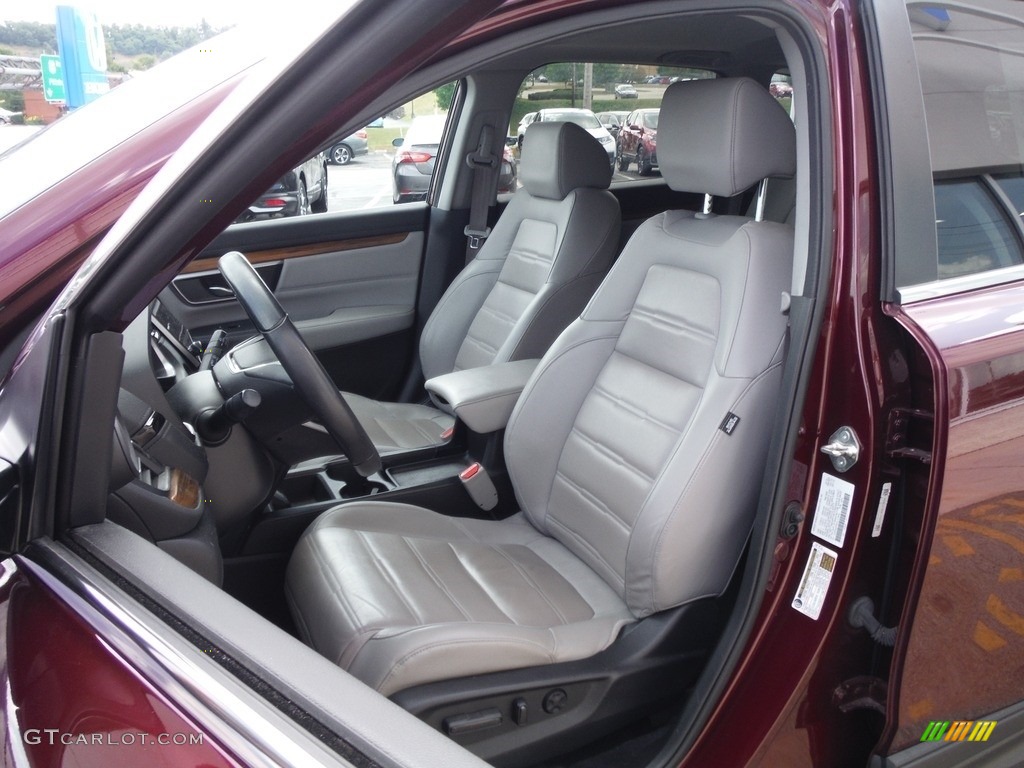 2019 CR-V EX-L AWD - Basque Red Pearl II / Gray photo #14
