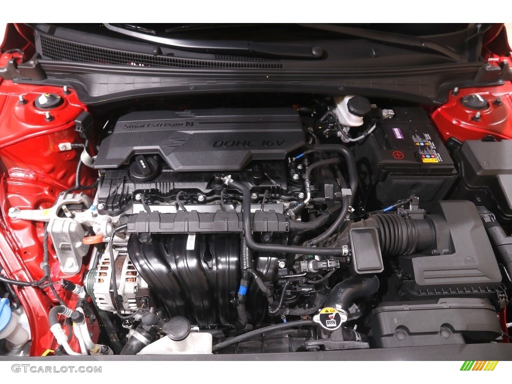 2021 Elantra SEL - Scarlet Red Pearl / Medium Gray photo #19