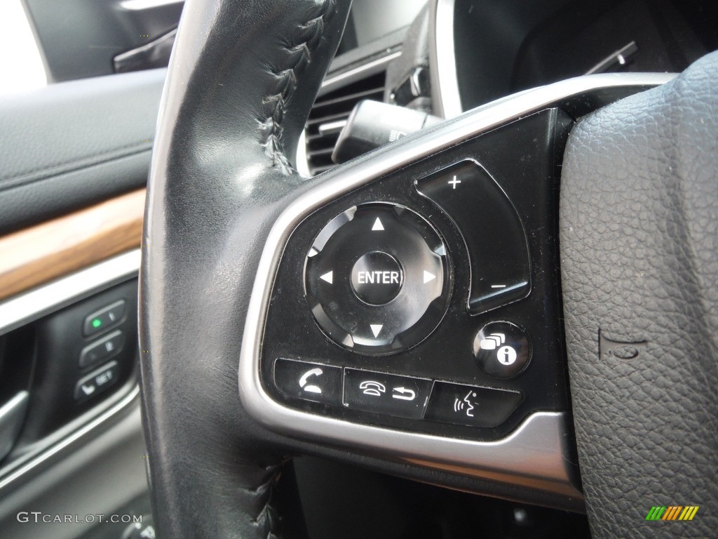 2019 CR-V EX-L AWD - Basque Red Pearl II / Gray photo #29