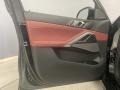 2022 BMW X6 Tacora Red Interior Door Panel Photo