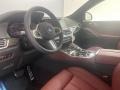 2022 BMW X6 Tacora Red Interior Front Seat Photo