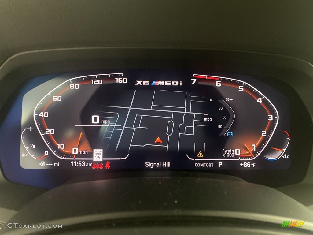 2022 BMW X6 M50i Gauges Photo #144570680