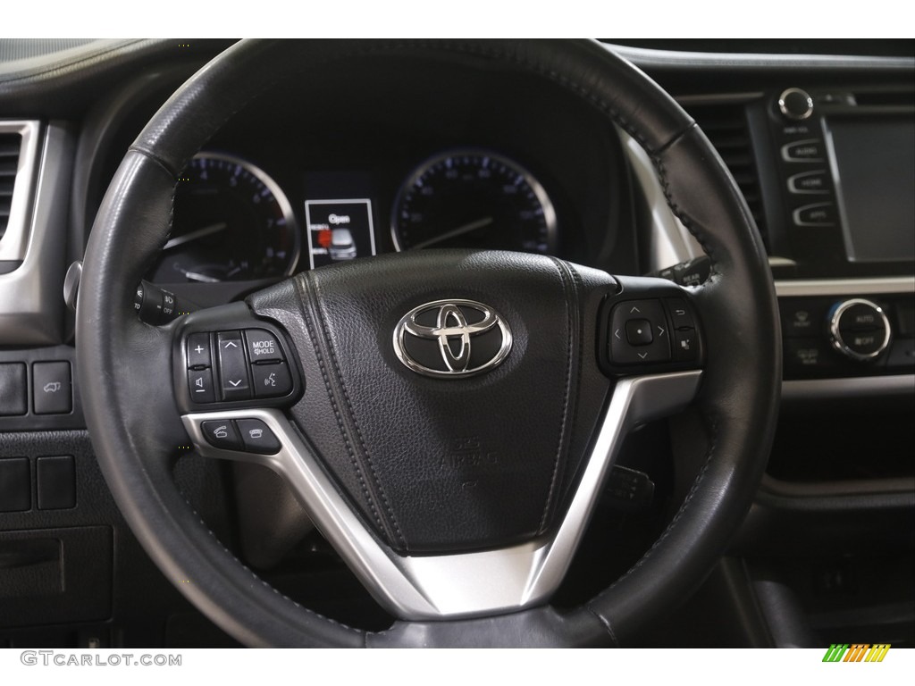 2015 Highlander XLE AWD - Attitude Black Metallic / Black photo #7