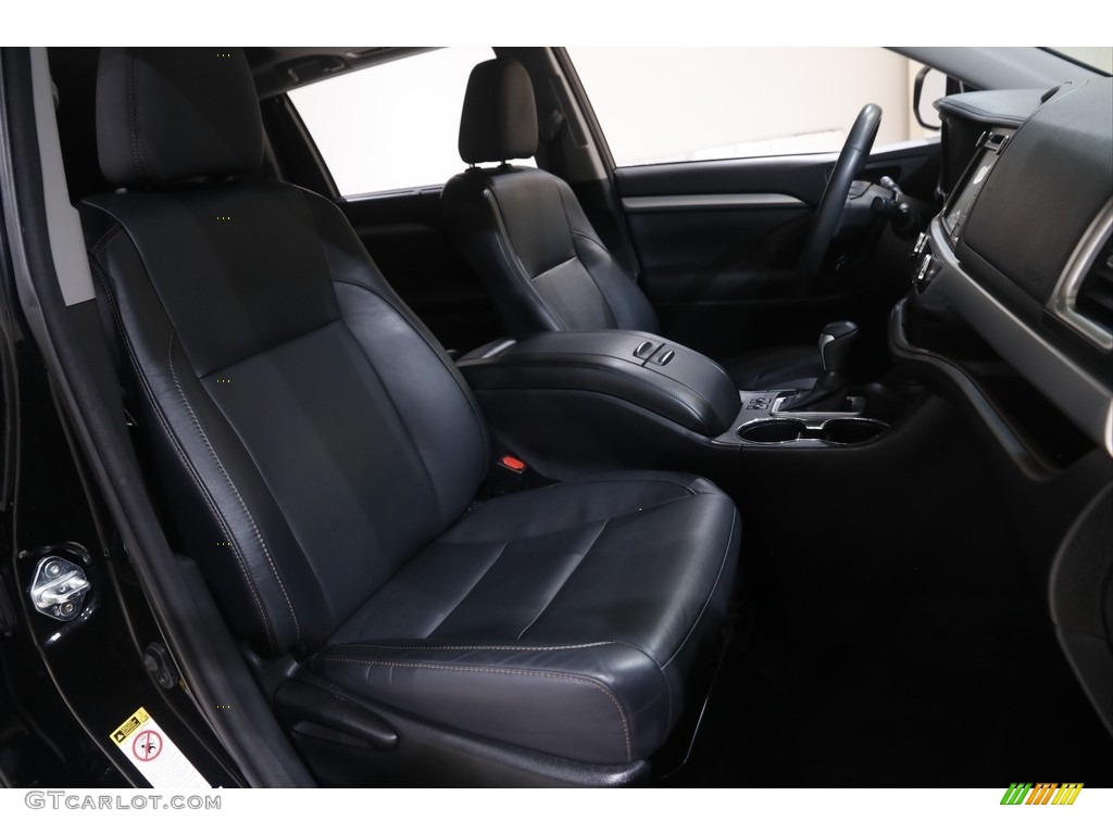2015 Highlander XLE AWD - Attitude Black Metallic / Black photo #16